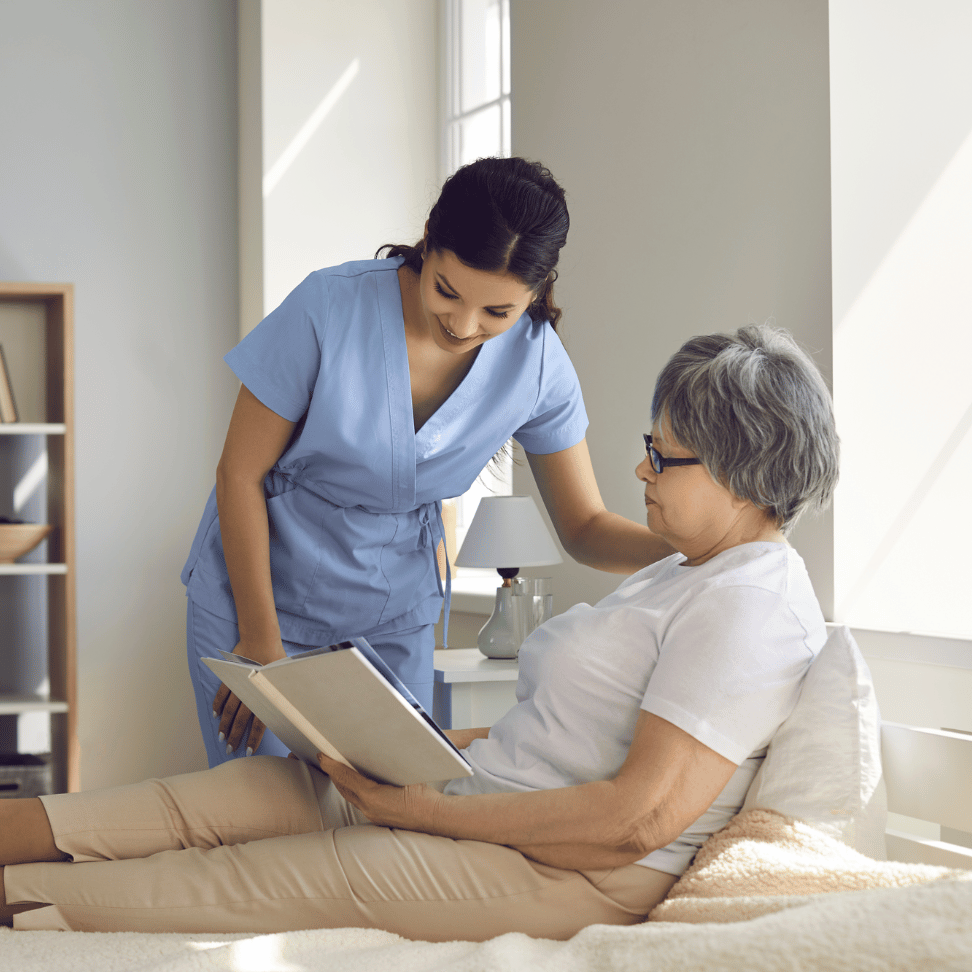 In-home care services for elderly individuals